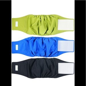 Washable Male Dog Diapers (Pack of 3)